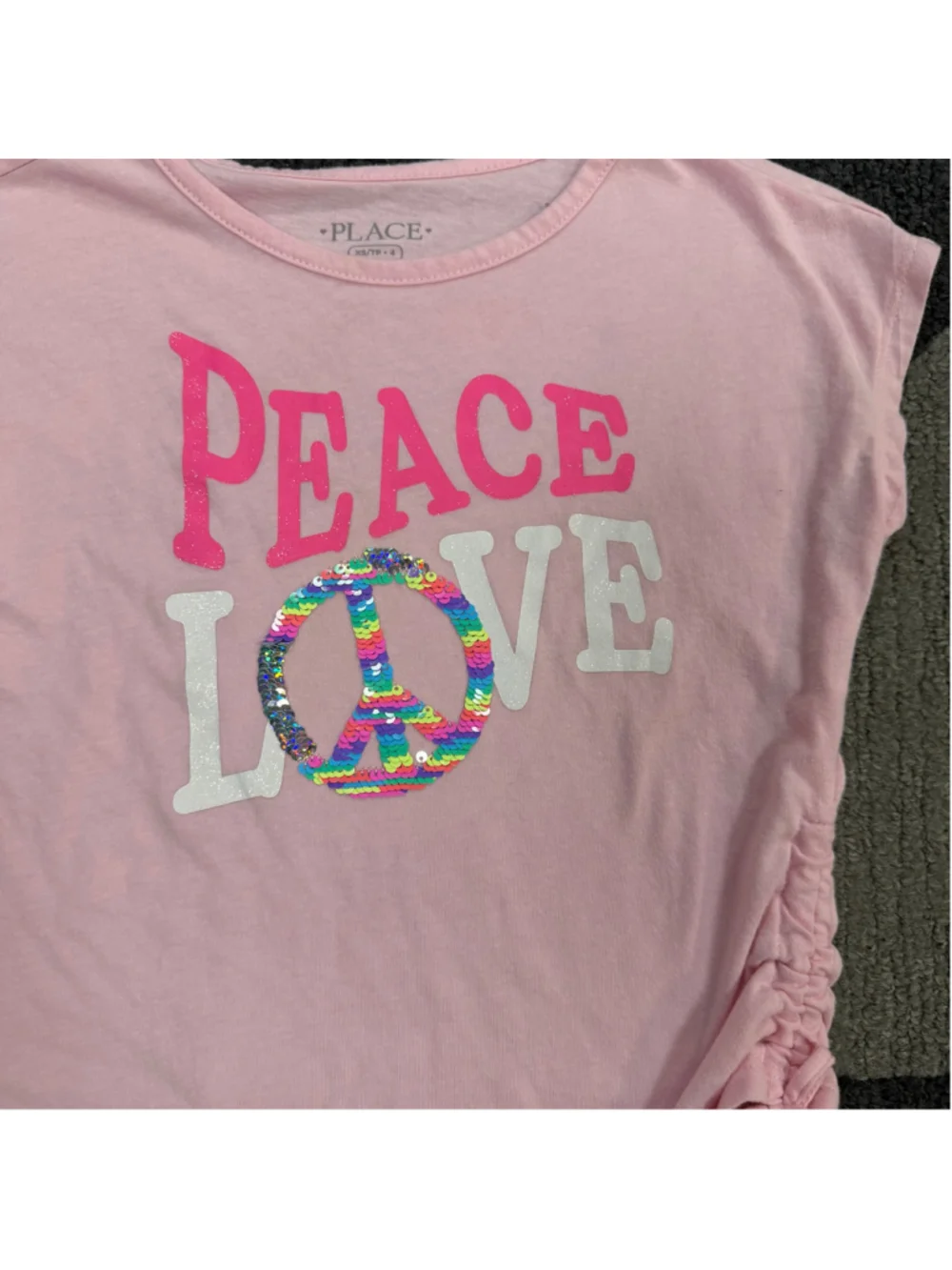 Girls The Children's Place & 2-Piece Set Wonder Nation Size 4T Orange Pink